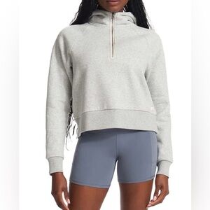 Vuori Restore Half Zip Hoodie Heather Gray Size Medium